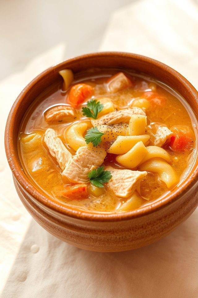 soothing chicken noodle soup