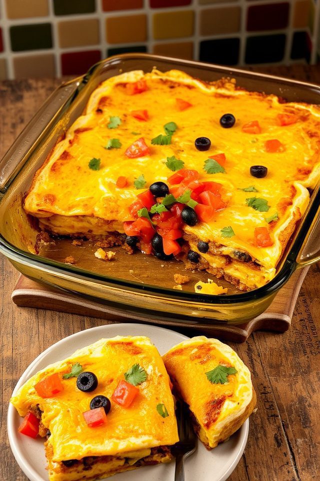 southwestern style breakfast bake
