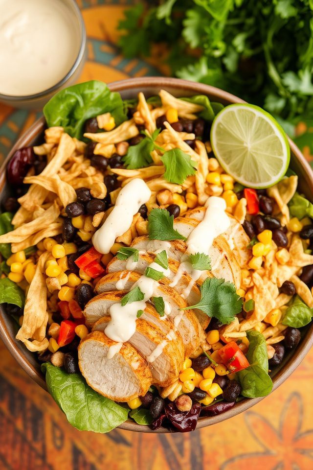 southwestern style chicken salad