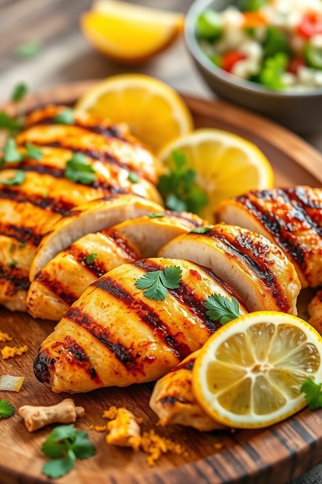 spiced herbal poultry dish