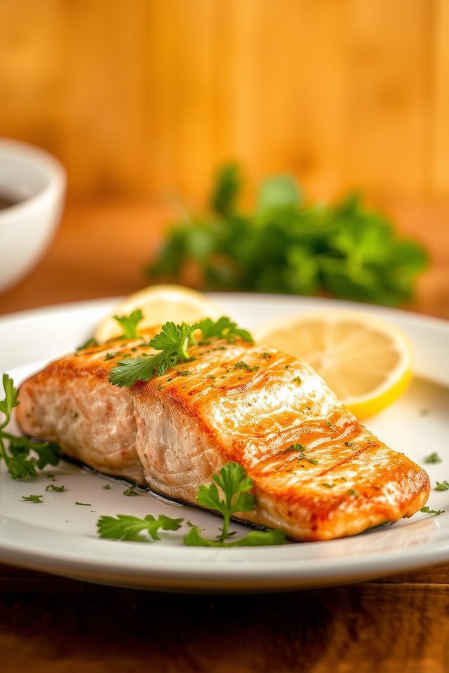 spiced salmon baked perfectly