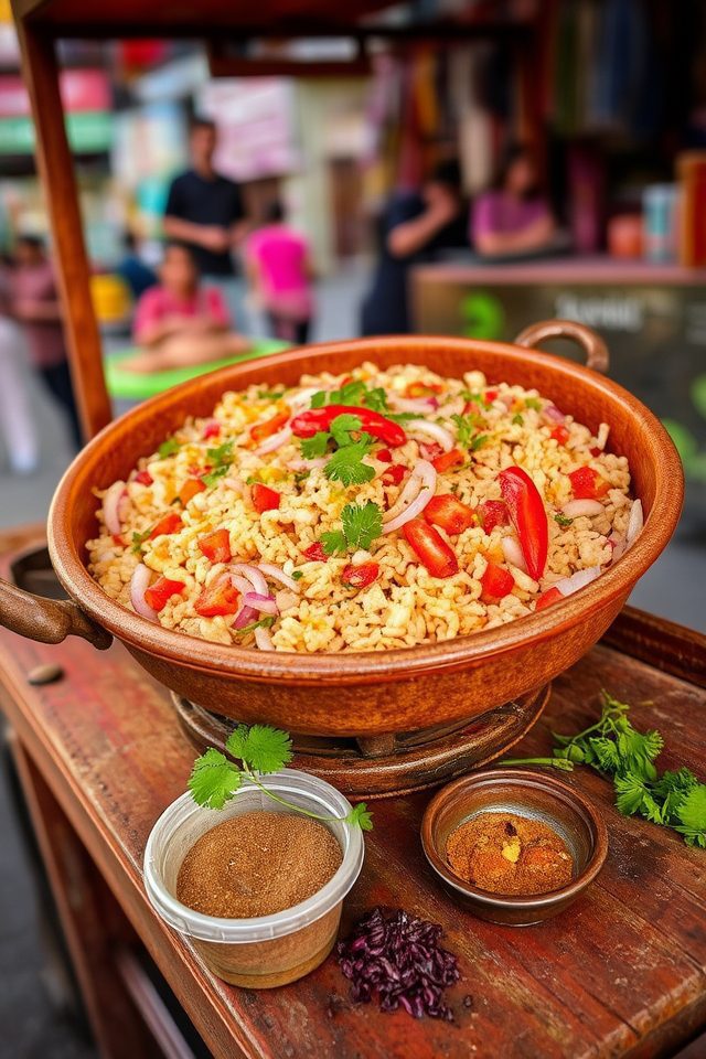spicy bihari street food