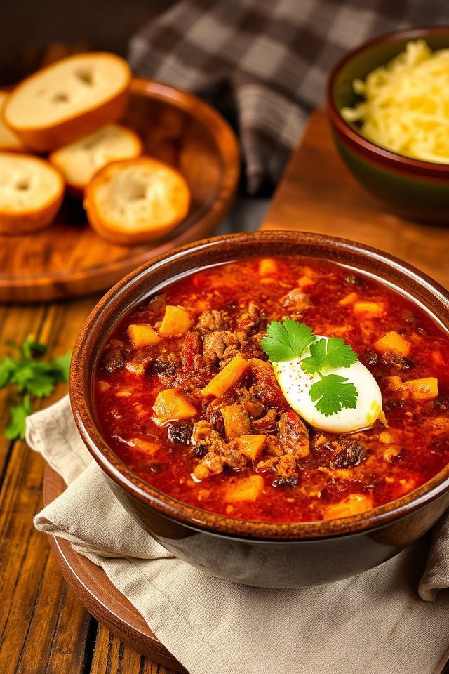 spicy black bean chili
