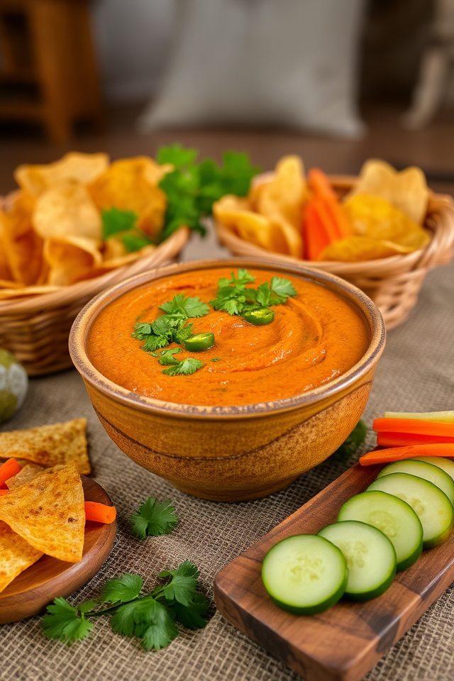 spicy black bean dip