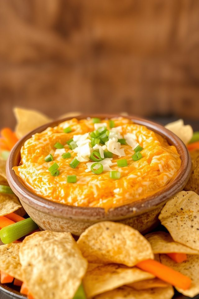 spicy buffalo chicken dip