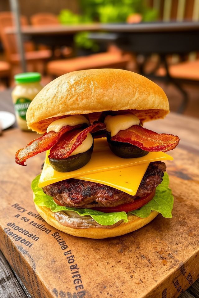 spicy burger delicious twist