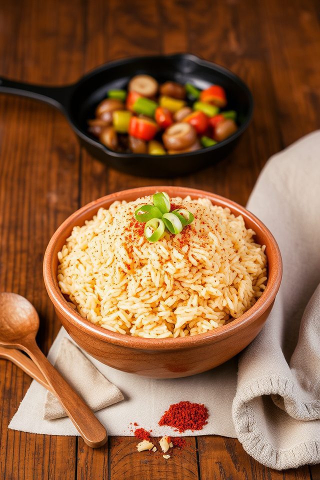 spicy cajun rice dish