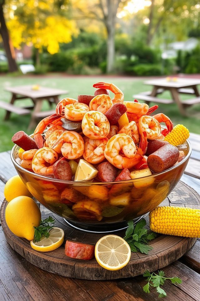 spicy cajun seafood boil