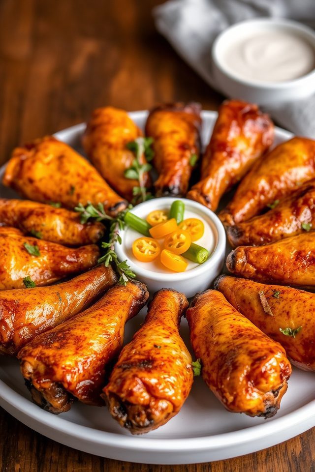 spicy caribbean jerk wings