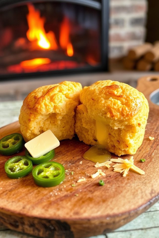 spicy cheddar biscuit delight