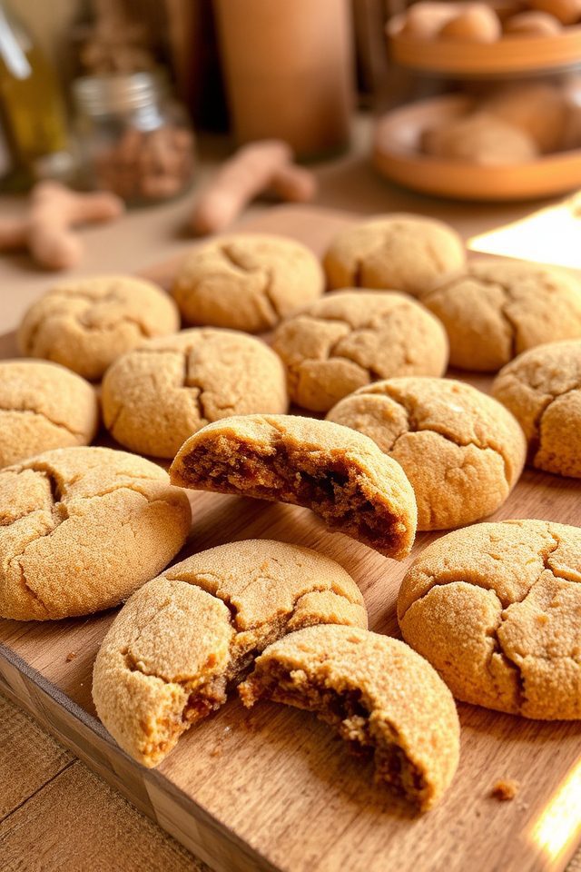 spicy chewy ginger cookies