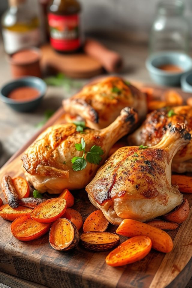 spicy chicken and carrots