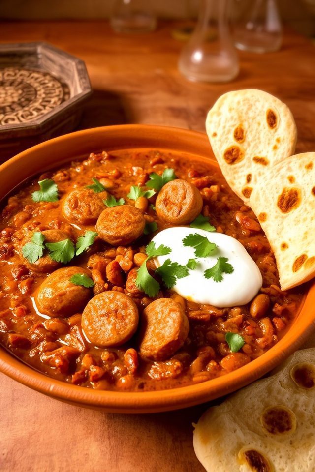 spicy chicken lentil curry