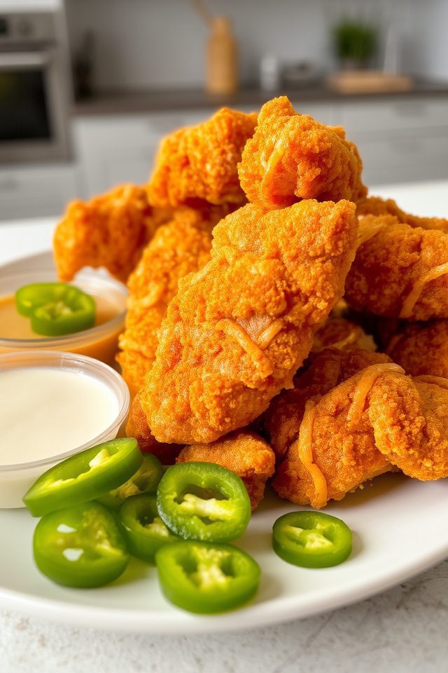 spicy chicken nuggets delicious