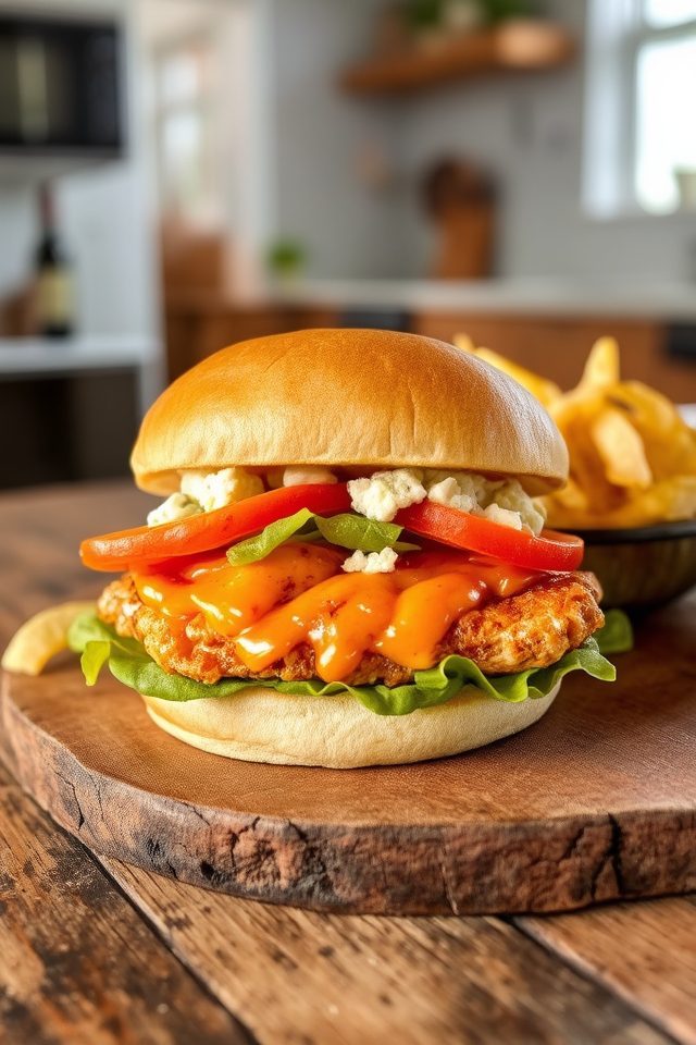 spicy chicken sandwich delight