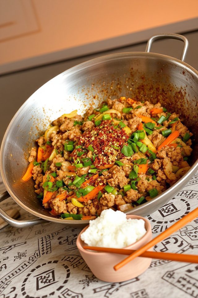 spicy chicken stir fry