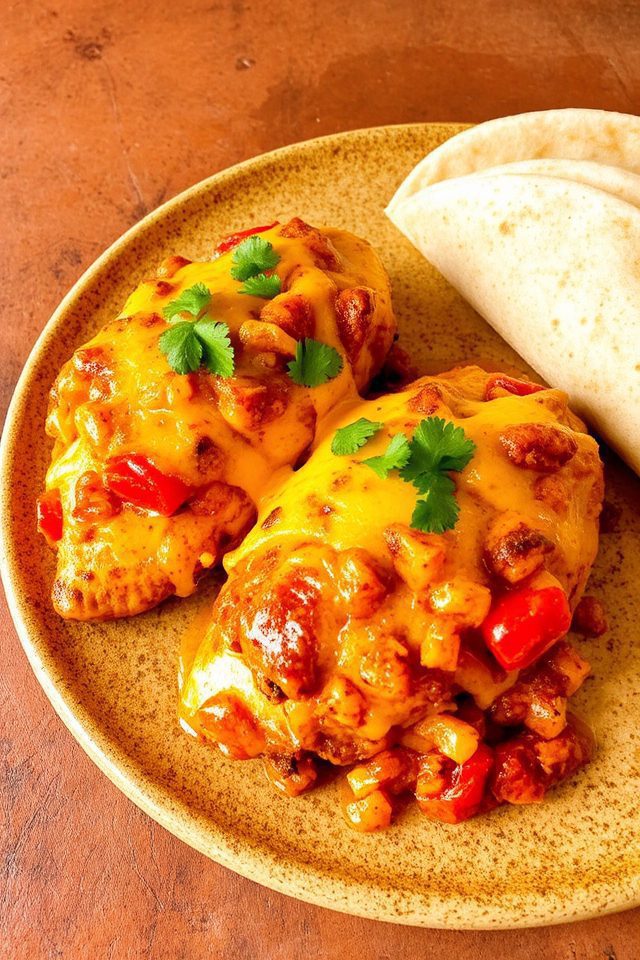 spicy chicken tortilla dish