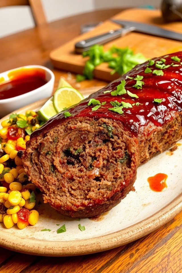 spicy chipotle glazed meatloaf