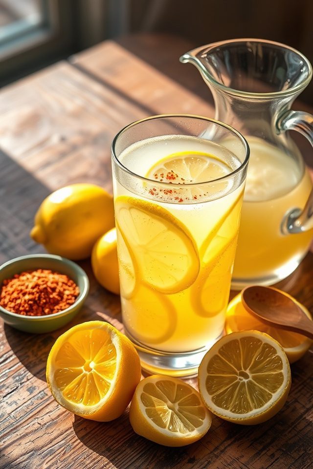 spicy citrus detox drink