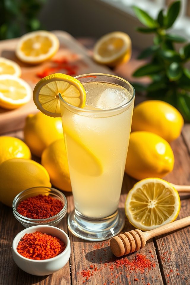 spicy citrus health drink