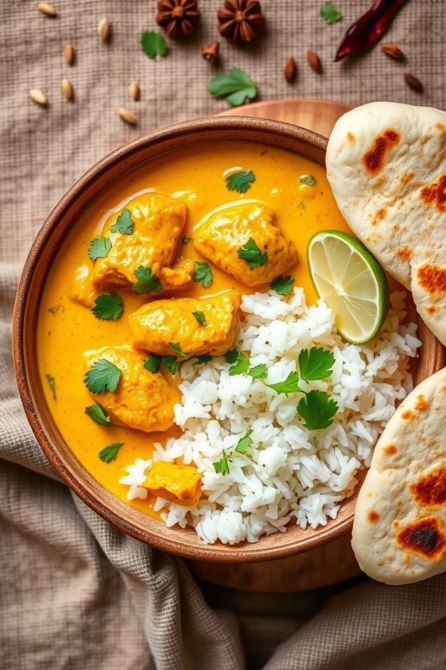 spicy coconut chicken curry