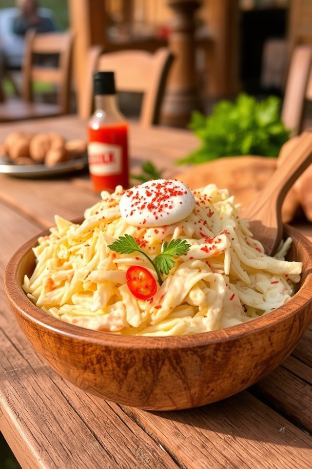 spicy coleslaw for barbecues