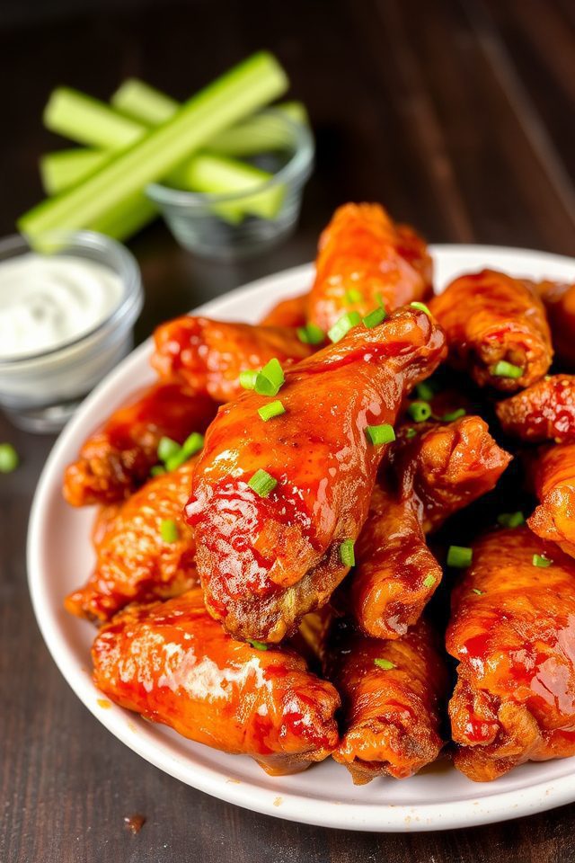 spicy crispy chicken wings