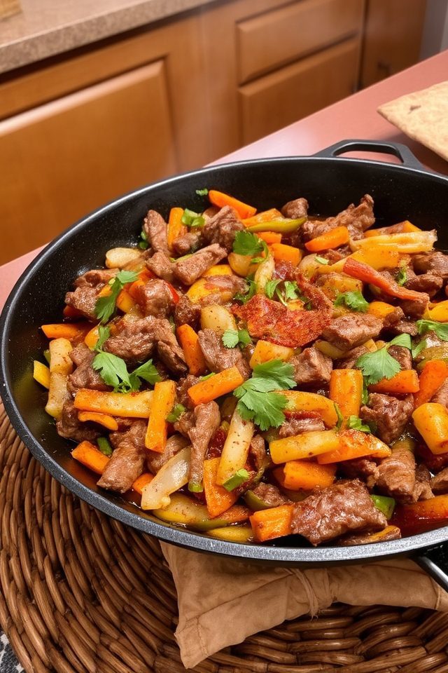 spicy ethiopian beef dish