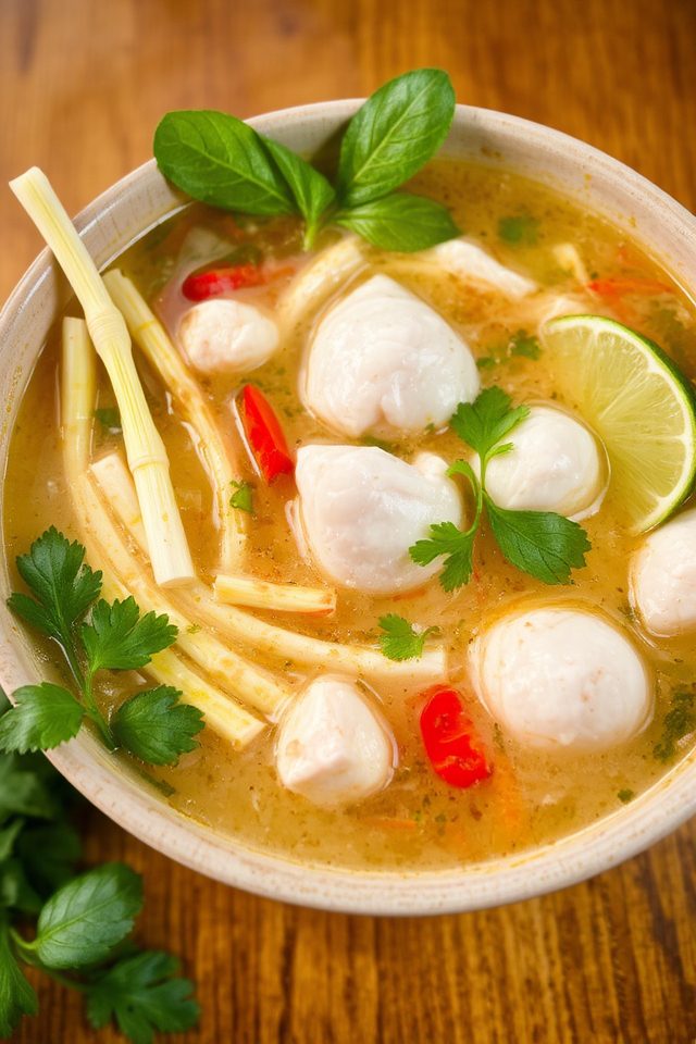 spicy fish coconut soup