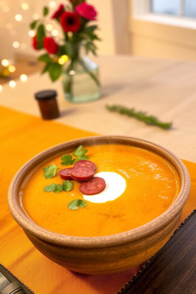 spicy holiday sweet soup