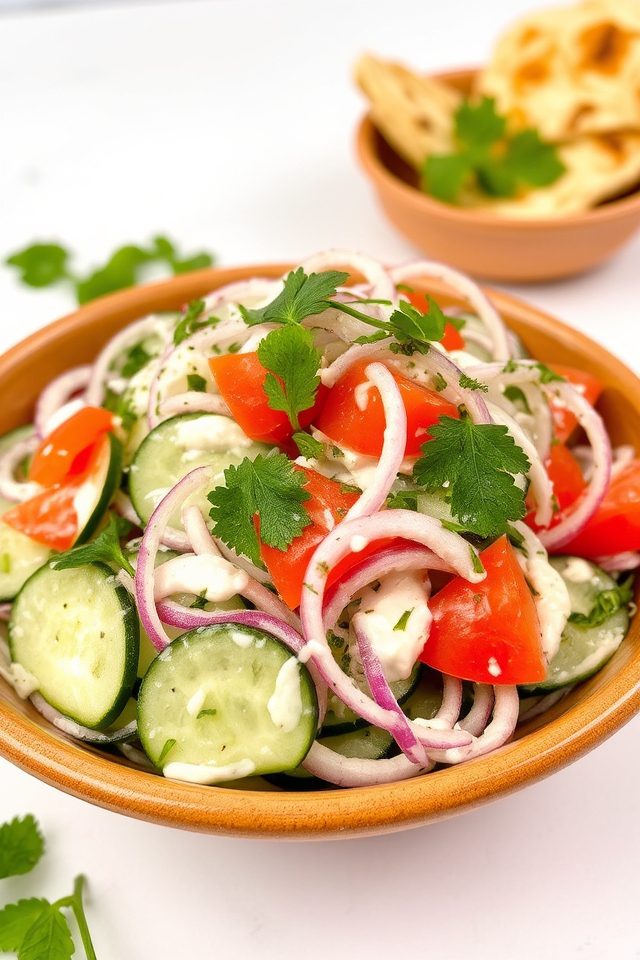 spicy indian cucumber salad