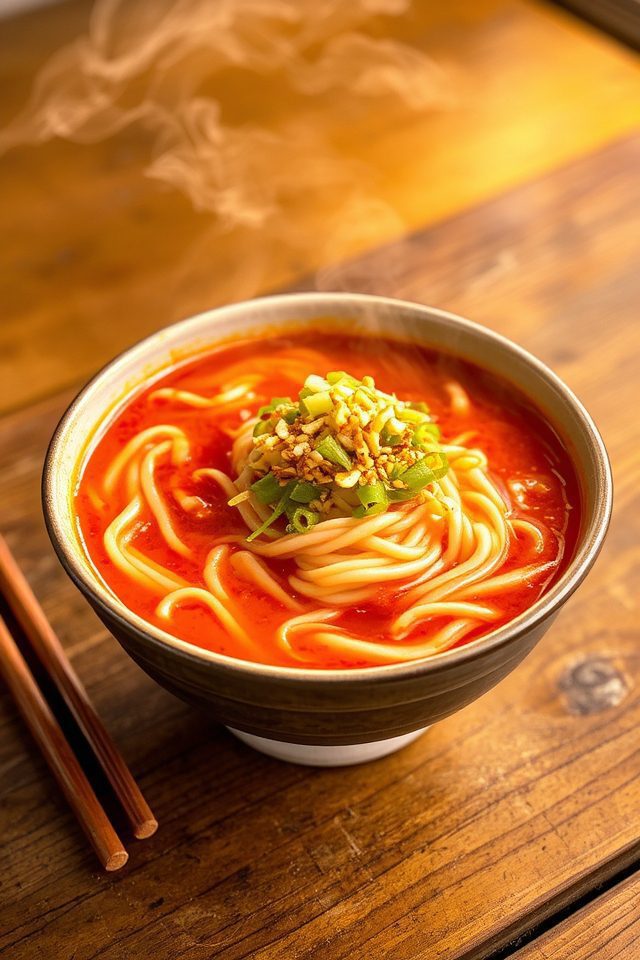 spicy japanese noodle soup