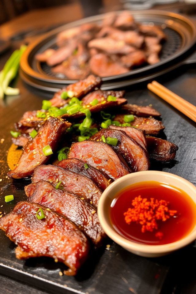 spicy korean bbq beef