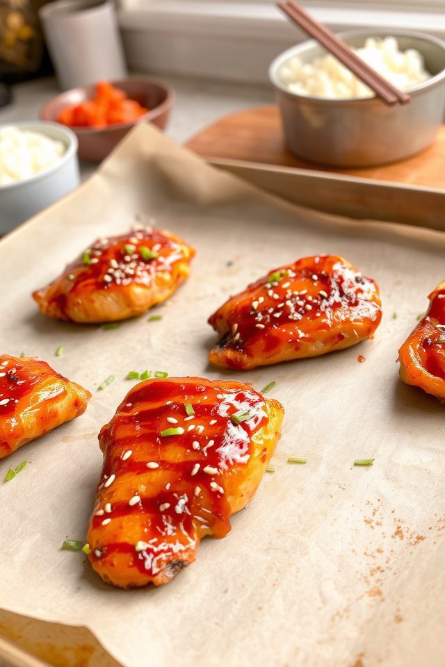spicy korean chicken dish