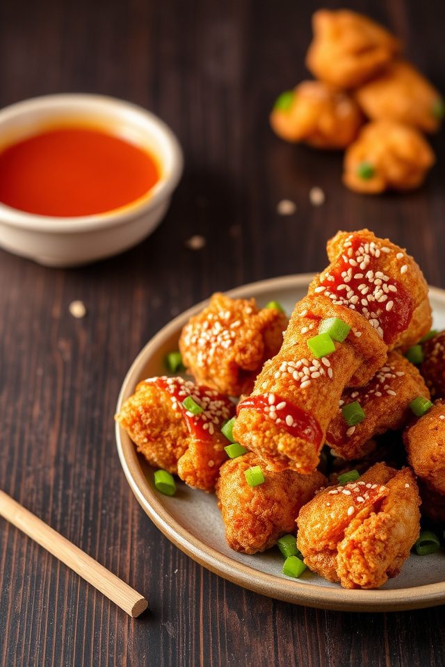 spicy korean fried chicken