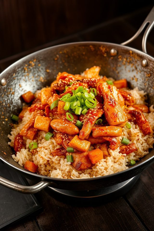 spicy korean fried rice