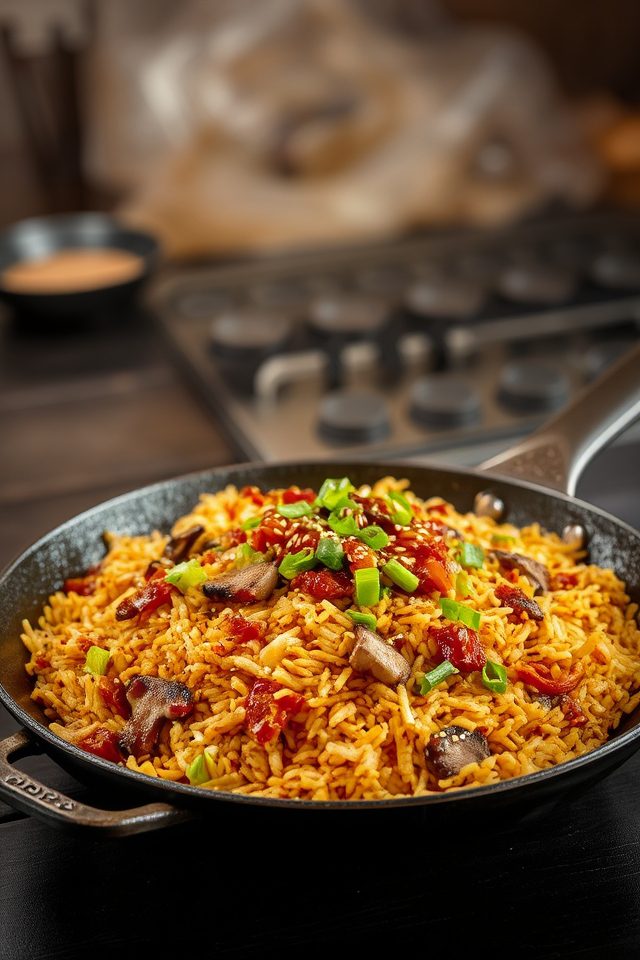 spicy korean fried rice