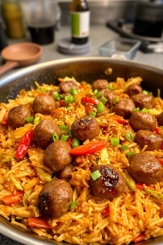 spicy korean fried rice