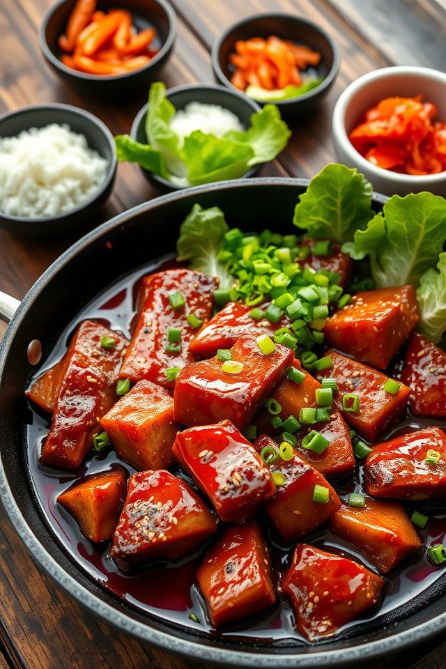 spicy korean pork bbq