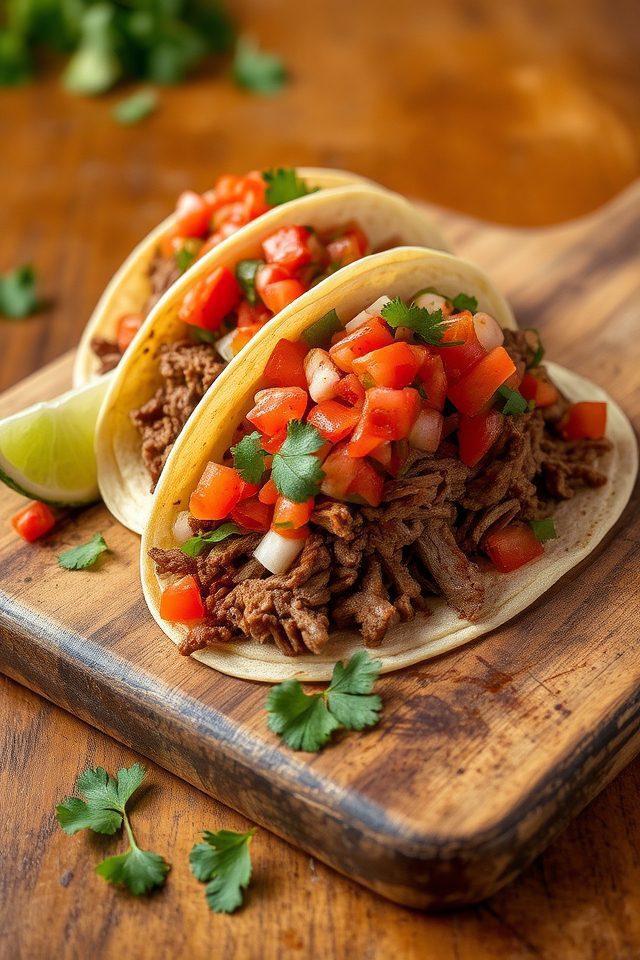 spicy mexican chuck tacos