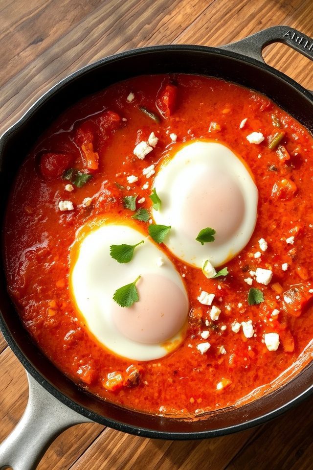 spicy north african breakfast