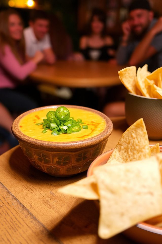 spicy queso super bowl