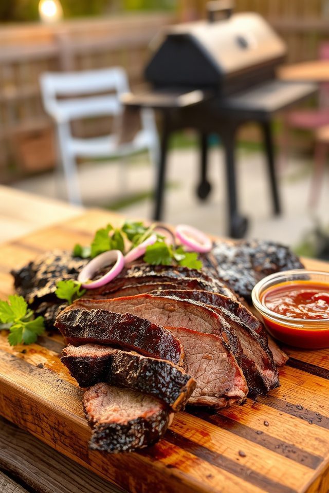 spicy slow cooked brisket