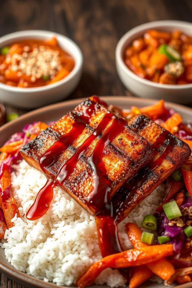 spicy tofu korean bbq