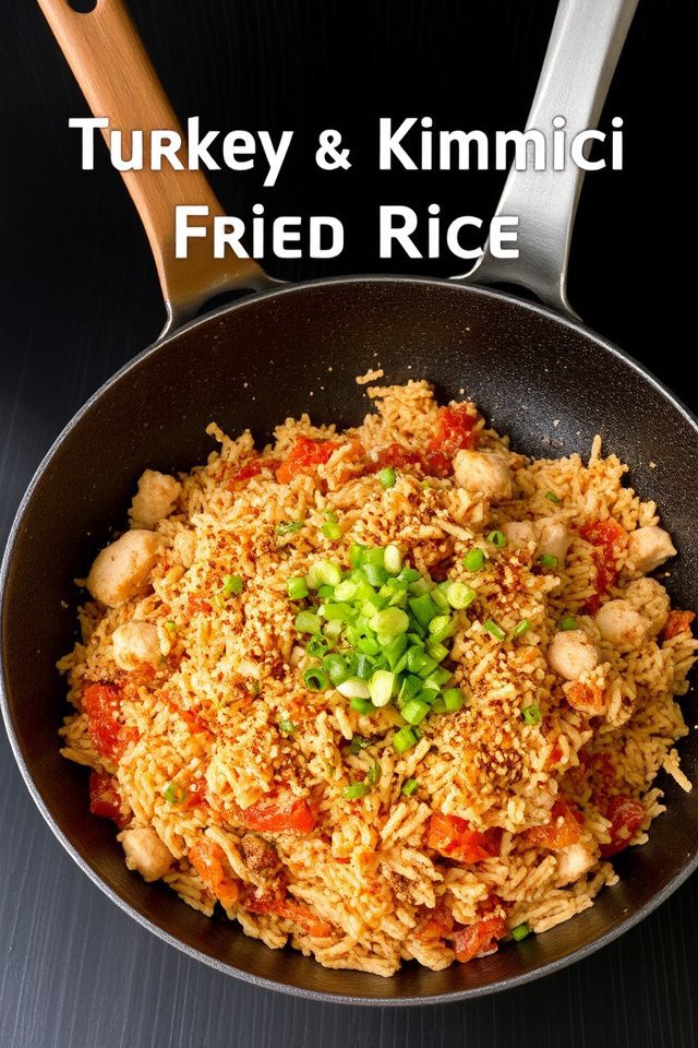 spicy turkey fried rice