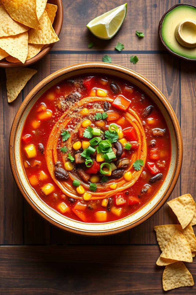 spicy vegetarian chili recipe