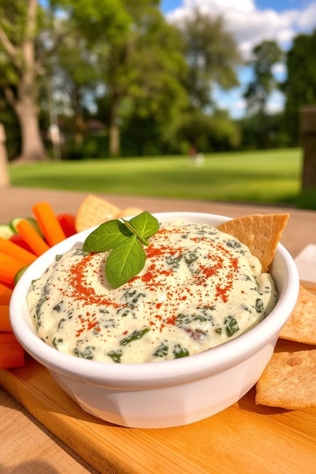 spinach and artichoke dip