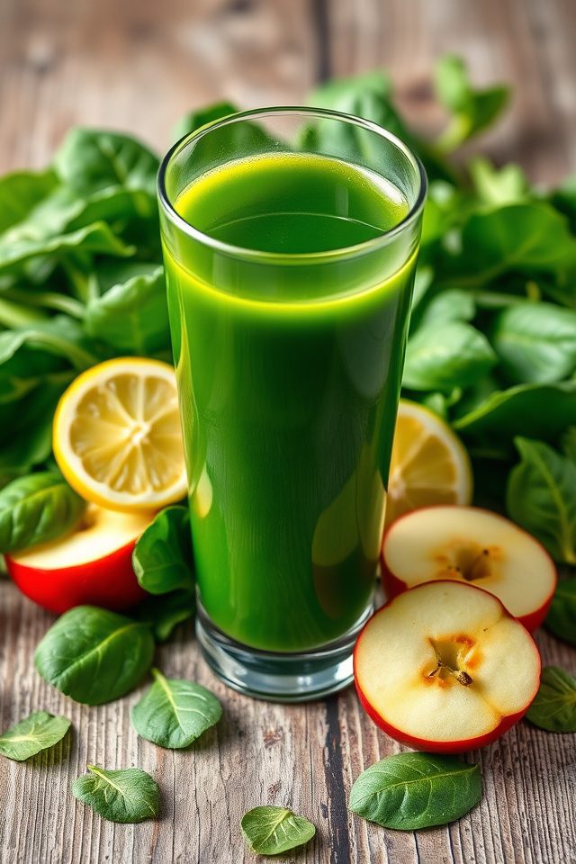 spinach apple iron smoothie