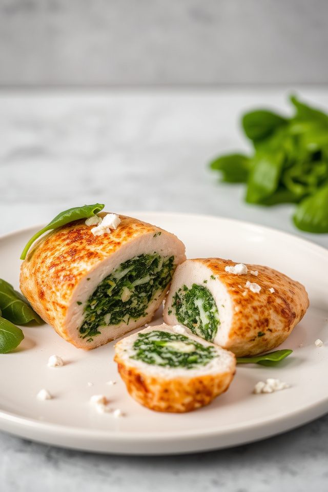 spinach stuffed chicken breast