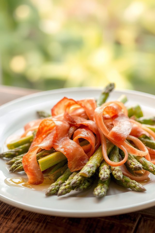 spring asparagus prosciutto salad